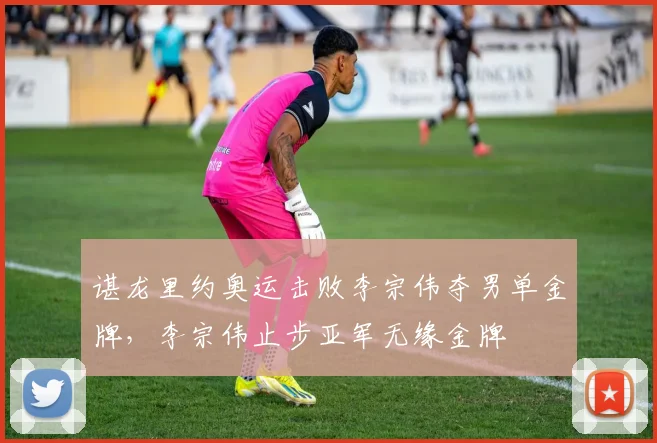 谌龙里约奥运击败李宗伟夺男单金牌，李宗伟止步亚军无缘金牌